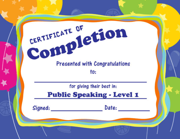 Public Speaking for Kids - Level 1 - Student Workbook (Printed: Softcover) - Image 3